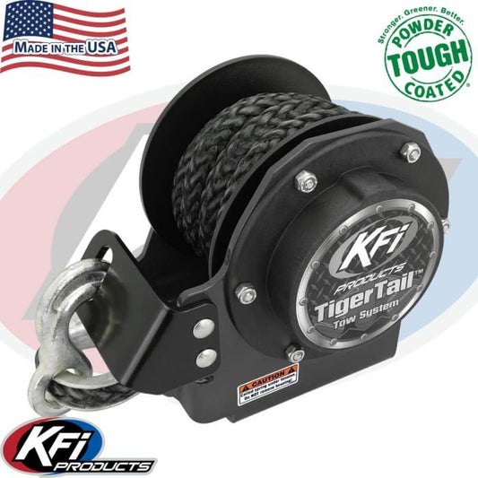 KFI Products Black TIGER TAIL TOW SYSTEM - 101120