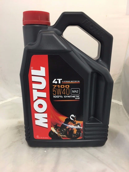 MOTUL 7100 Synthetic 4T Engine Oil 5W40 4 LITER/1 gallon - 104087