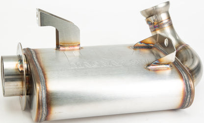 STRAIGHTLINE Ski-doo Rev Gen 4 & 5 / Lynx Radien-X 900 Turbo lightweight Muffler Stainless Steel - 134-185