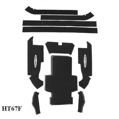 INSTOCK Hydro Turf Mat Kit Kawasaki 750Sx  Sxi Freestyle Kit Black Groove 3M - HT67FS