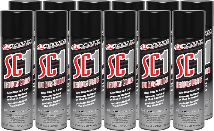INSTOCK Maxima SC1 Clear Coat Silicone Spray 12-ounce can 1/2/4/6/12 choose options - 78920