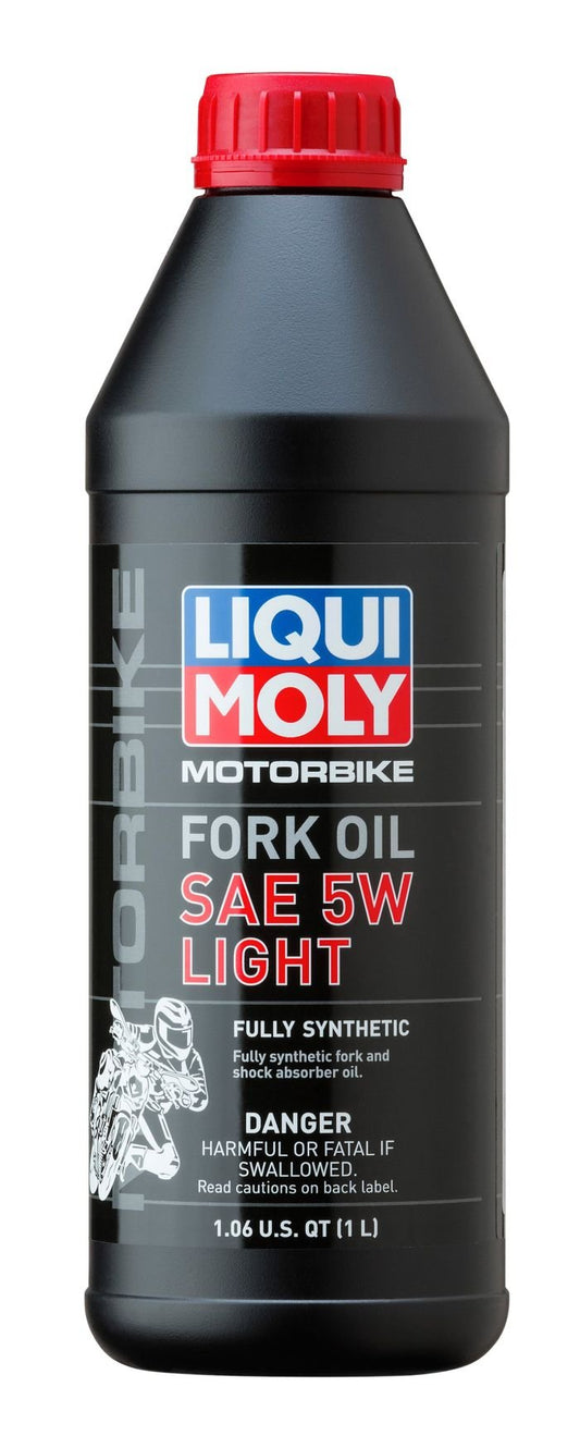 LIQUI MOLY 1 Liter bottle Motorbike Fork Oil SAE 5W Light - 20094