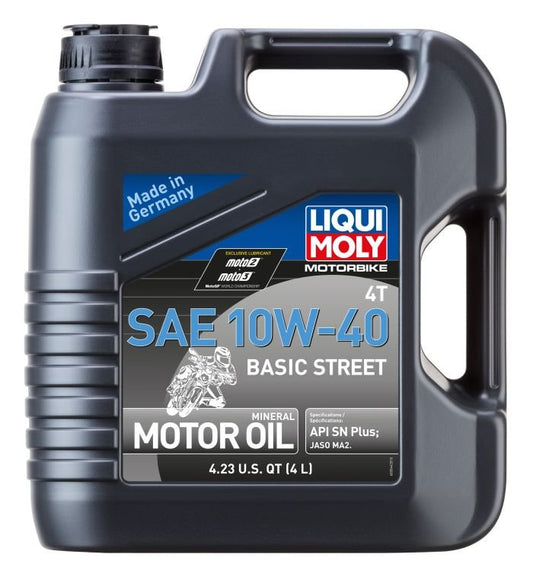 LIQUI MOLY MOTORBIKE Mineral motor Oil 4T 10W-40 4 LITER - 20192