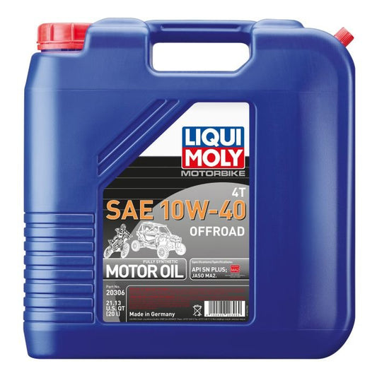 LIQUI MOLY MOTORBIKE 4T 10W-40 OFFROAD 20 LITER - 20306