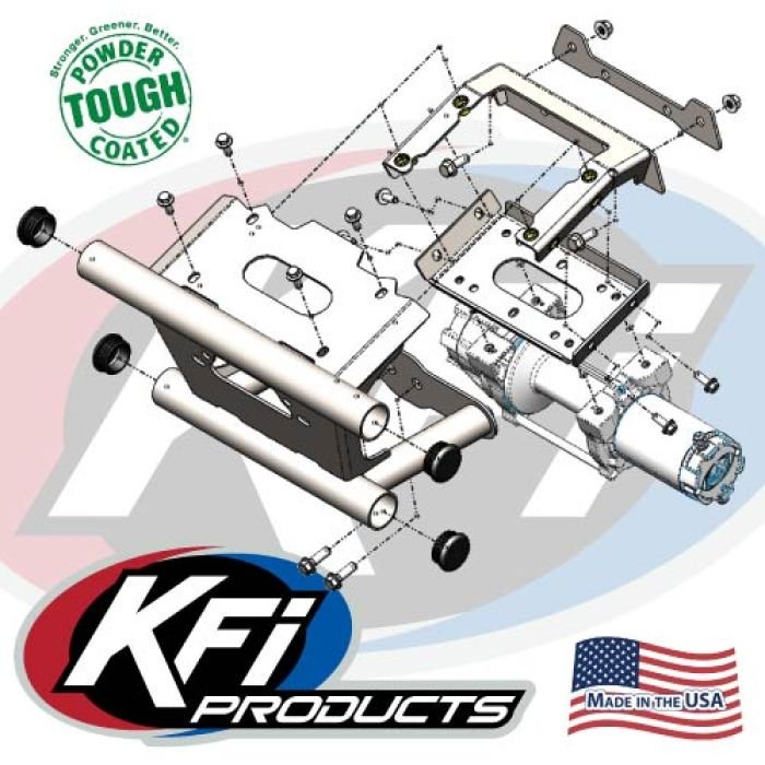 KFI POLARIS RS1/RZR 18-22 WINCH MOUNT BUMPER WMB 101545