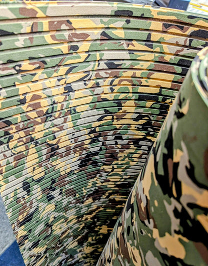 Hydro-turf DUCK CAMO GROOVE W/ Can of Glue Sheet Fishing SHT86CG 47X86 DUK Grass