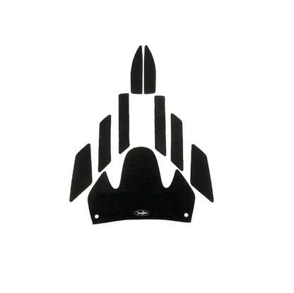 SBT BlackTip Traction Black Groove Mats Yamaha GP 1200 R/GP 800/GP 1200/GP 1300 R 130BT417