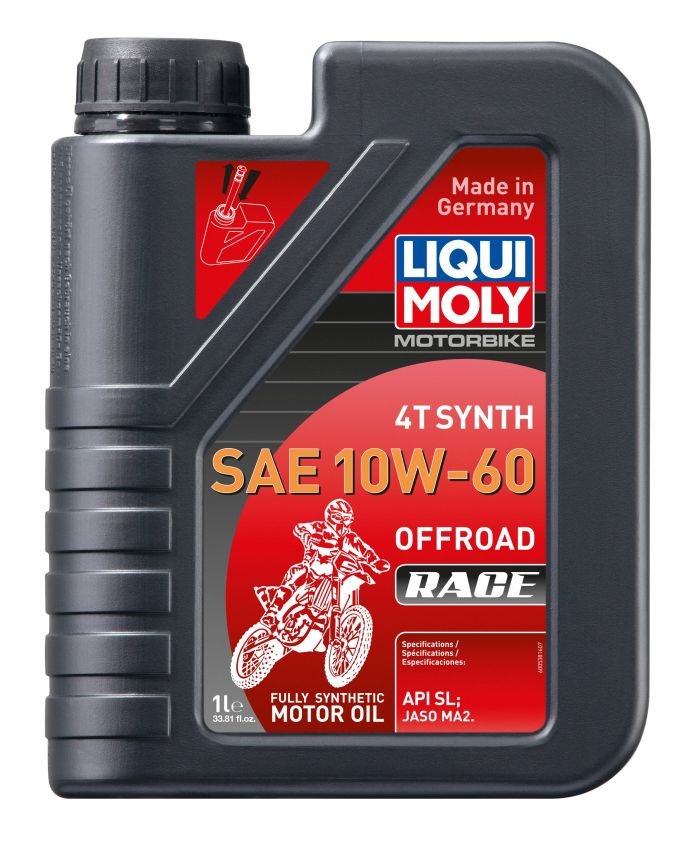 LIQUI MOLY MOTORBIKE 4T SYNTHETIC OIL 10W-60 OFFROAD RACE 1 LITER - 20186