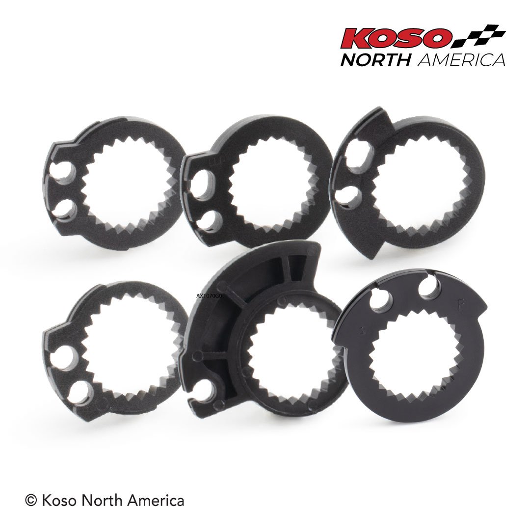 KOSO HEATED DIRT BIKE GRIPS SNOWMOBILE AX1070G0 NEW - 40-4113