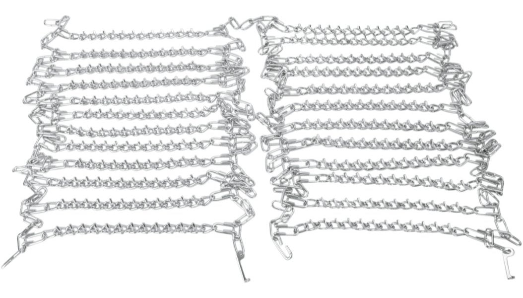 INSTOCK MOOSE ATV V-Bar Tire Chains - 10 V-Bar - 17" W x 56" L - Pair - M91-60010