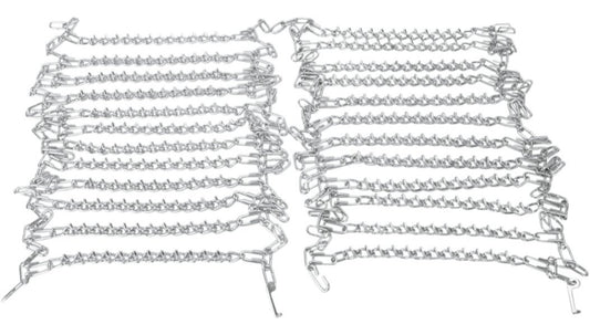 INSTOCK MOOSE ATV V-Bar Tire Chains - 10 V-Bar - 17" W x 56" L - Pair - M91-60010