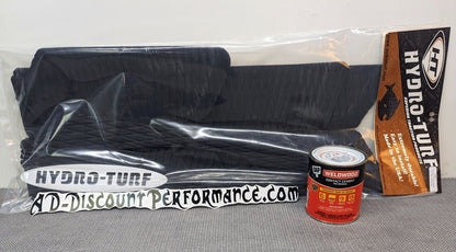 FREE GLUE Hydro-turf mats yamaha superjet super jet 96-2020 BLACK GROOVE HT751