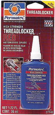PERMATEX HIGH STRENGTH THREADLOCKER RED 36 ML 27140