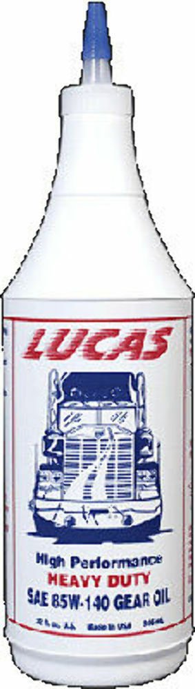 1 Quart LUCAS HEAVY DUTY GEAR OIL 85W-140 - 10042