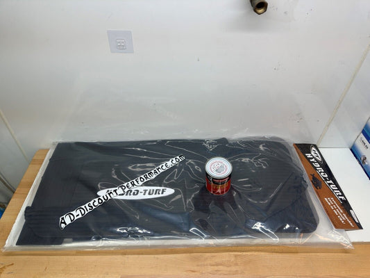 HydroTurf Mat Kawasaki 750Sx Sxi Freestyle Kit Black Groove with GLUE HT67FS