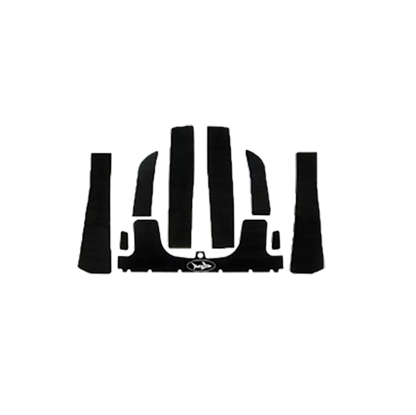 SBT BlackTip Black/Neon Green Mats Kawasaki ST / STS / 750STX & 900STX 1994-1998 - 130BE206