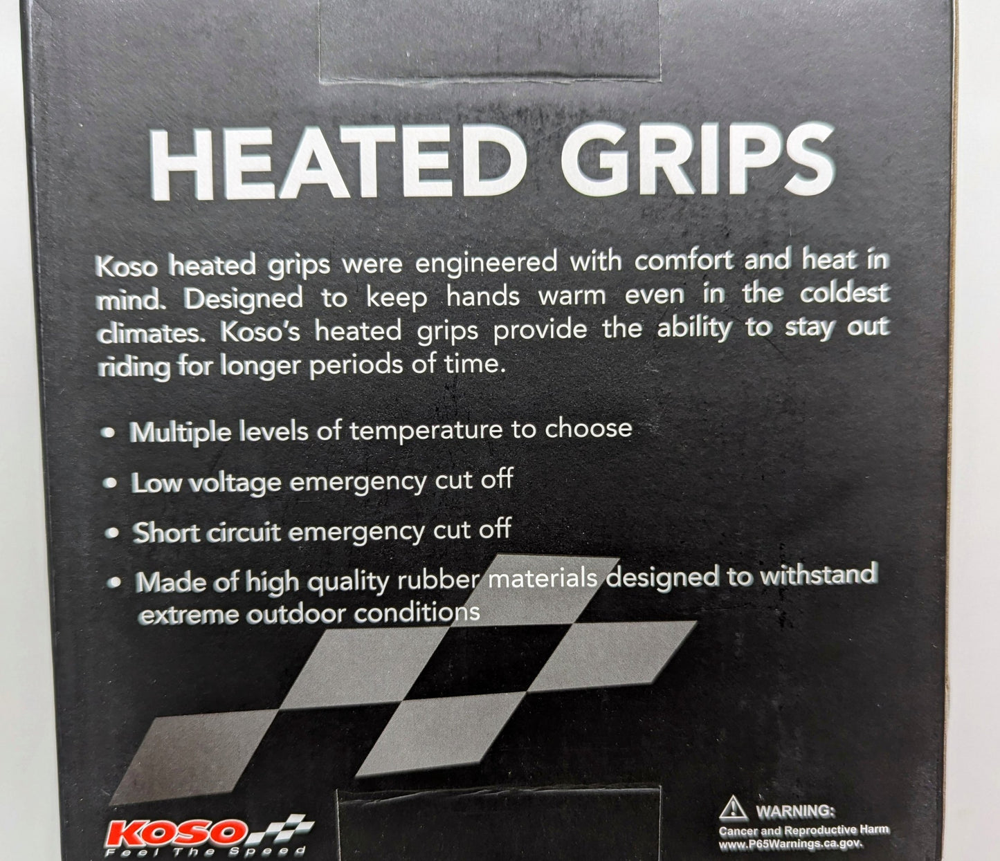 KOSO HEATED DIRT BIKE GRIPS SNOWMOBILE AX1070G0 NEW - 40-4113