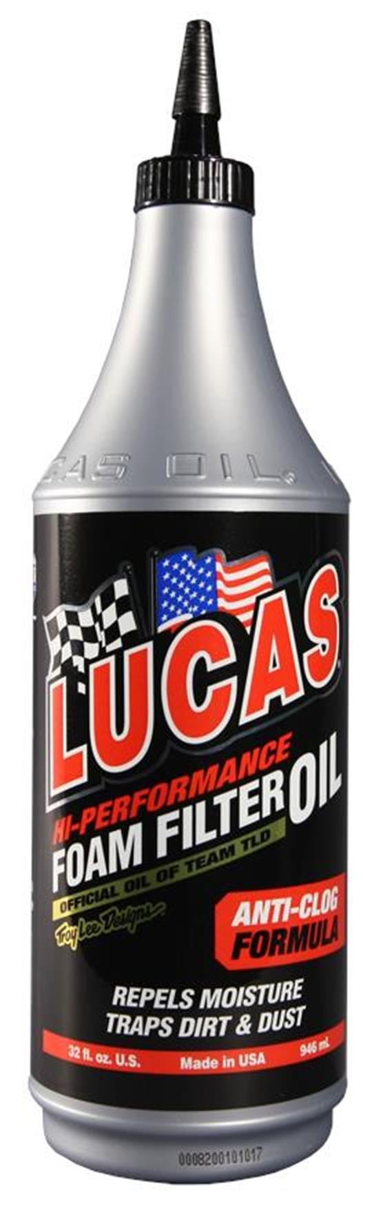Lucas Oil 10798 High Performance Foam Filter Oil - 1 Quart