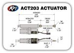 KFI Products UTV PLOW HYDRAULIC ACTUATOR - ACT203