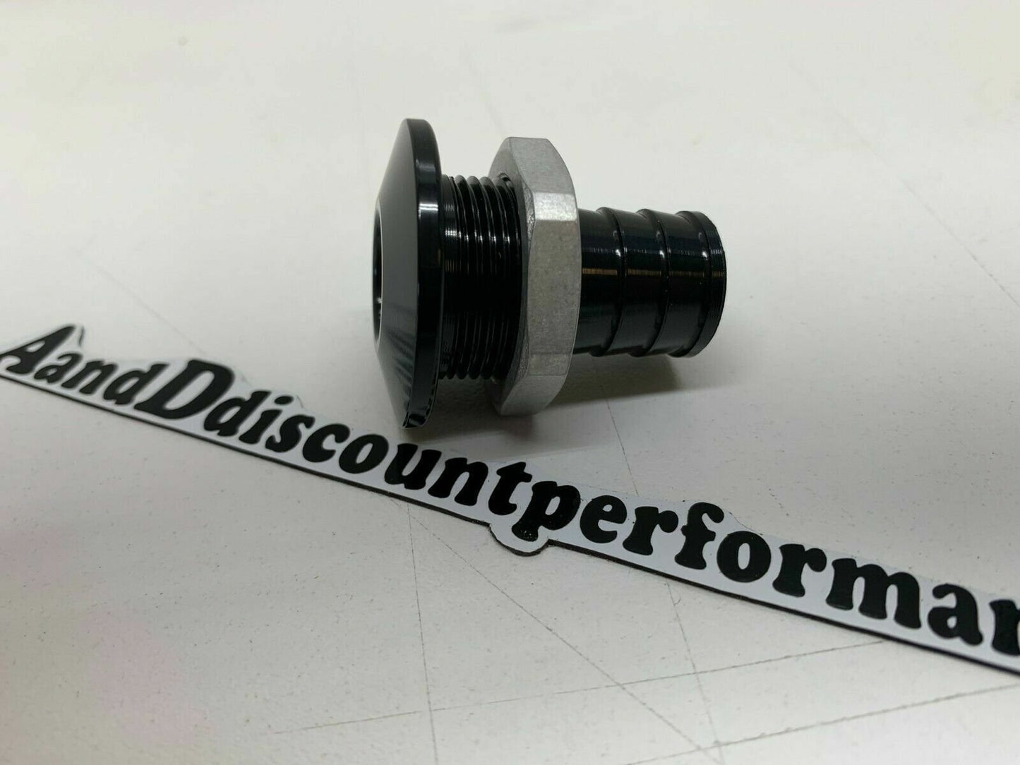 INSTOCK BLACK Aluminum Jetski Boat PWC Bilge Livewell 3/4 Fitting 04-03-021