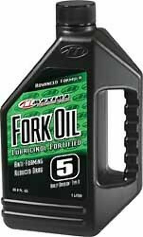 IN STOCK MAXIMA FORK OIL 5W - 1 LITER bottle 54901 - 78-9914