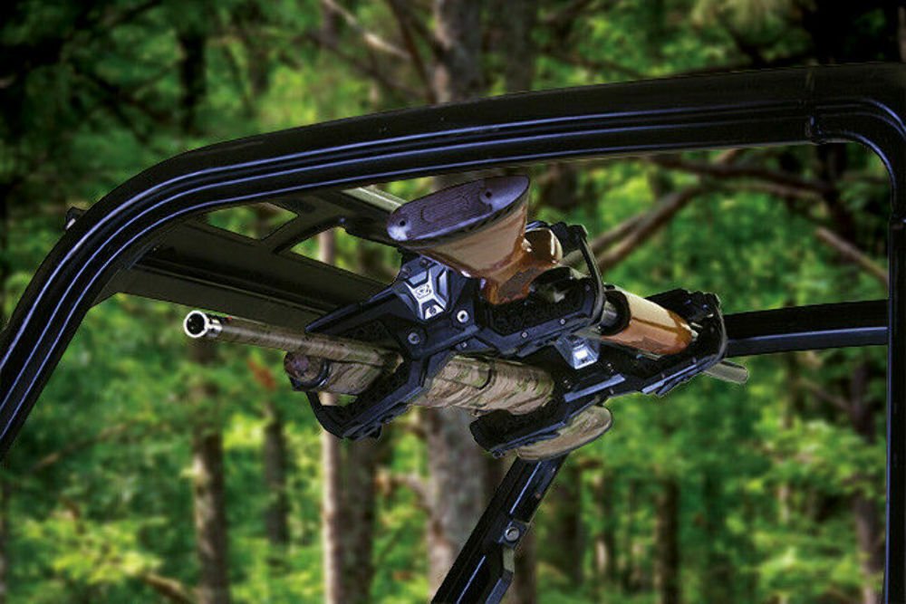 Seizmik Overhead Gun Rack 2 Gun Holder Polaris Ranger Honda Pioneer Yamaha 07300