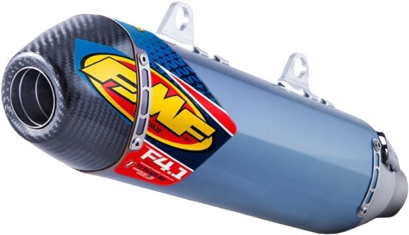 FMF Offroad Factory 4.1 Slip-On Exhaust FACTORY 4.1 RCT SLIP-ON W/CARBON ENDCAP Slip-On Muffler  - 045586