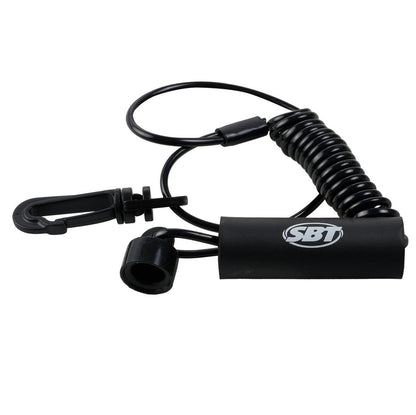 SBT BLACK Floating Lanyard (non DESS) For Sea-Doo - 12-111