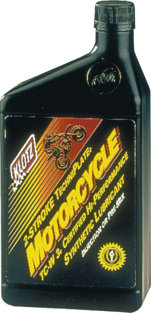 INSTOCK Klotz KL-302 Motorcycle TechniPlate Synthetic 2-Stroke Pre-Mix / Injector Oil, 1 Quart