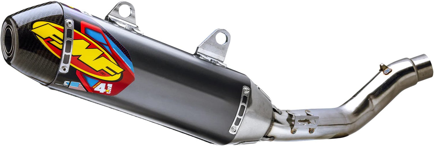 FMF Offroad Factory 4.1 Slip-On Exhaust S/S ALUM. FACT 4.1 RCT SL MFLR W/CAR CAP HON Slip-On Muffler  - 041610
