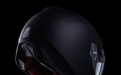 Icon Rubatone Black Adult Motorcycle/Street Bike Helmet Multiple Sizes