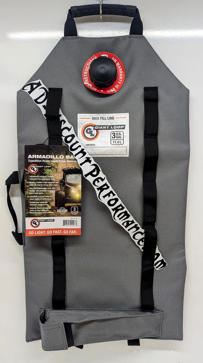 GIANT LOOP ARMADILLO LIQUID RESERVOIR BAG 3 GALLON OVERLAND Offroad AB21-GL-G3