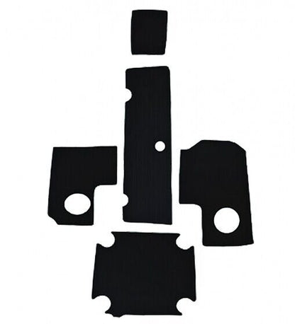 SBT BlackTip Interior Black/White Wide Groove Mat Kit Yamaha 2011-2012 AR190 - 130BE904Int