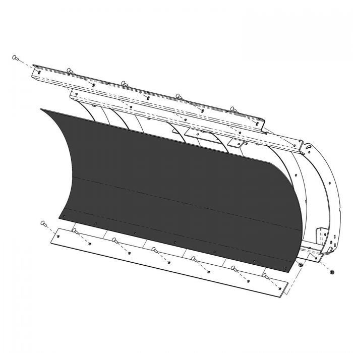 KFI POLY BLADE REPLACEMENT 66"  - 105863-R