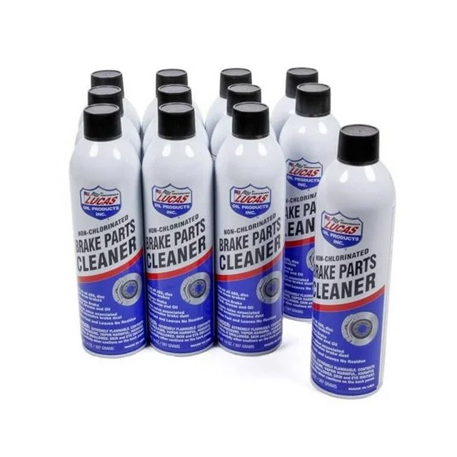 LUCAS BRAKE PARTS CLEANER 1 case -12 cans - 14 OZ - 10906