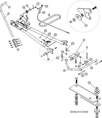Cycle Country Replacement Linkage Rod Assembly PUR1489