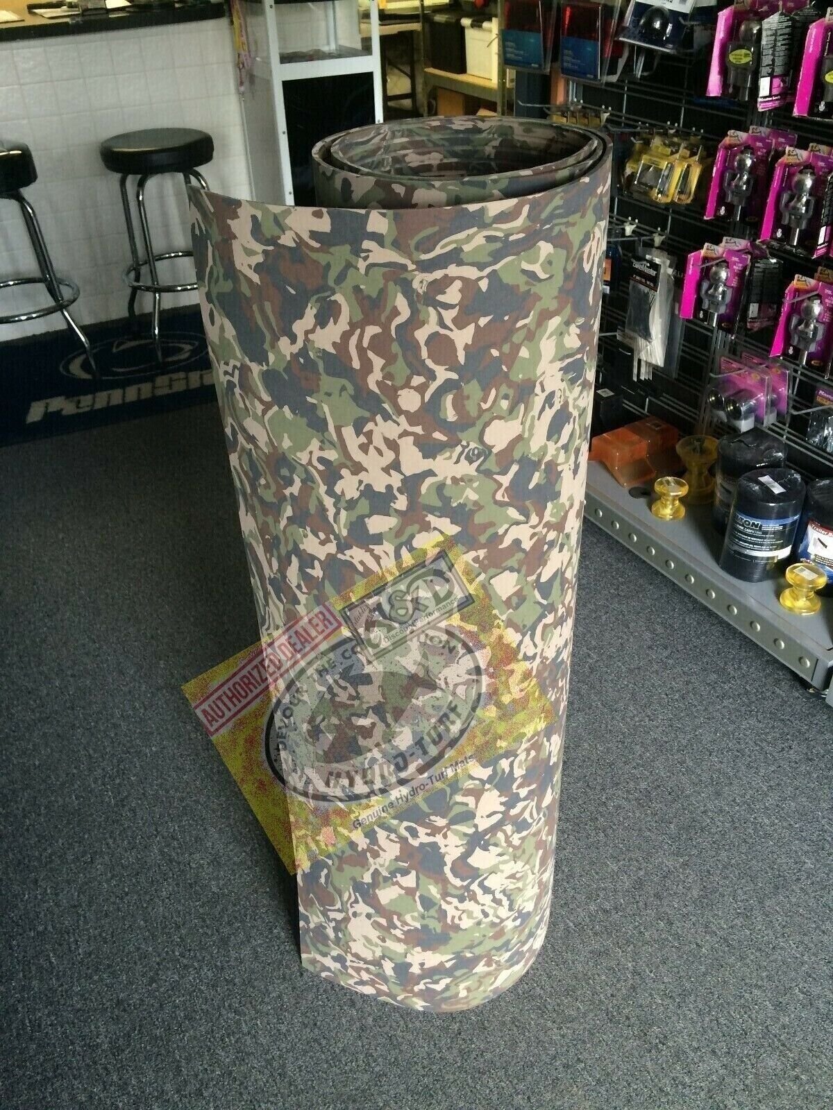 Hydroturf Sheet 47X86 SWAMP CAMO GROOVE Hunting Universal Carpet SHT86CG