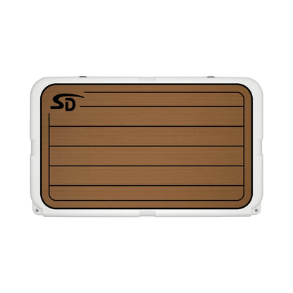 Seadek YETI Tundra 105 Teak Cooler Pad - Mocha / Black - 55832-80093