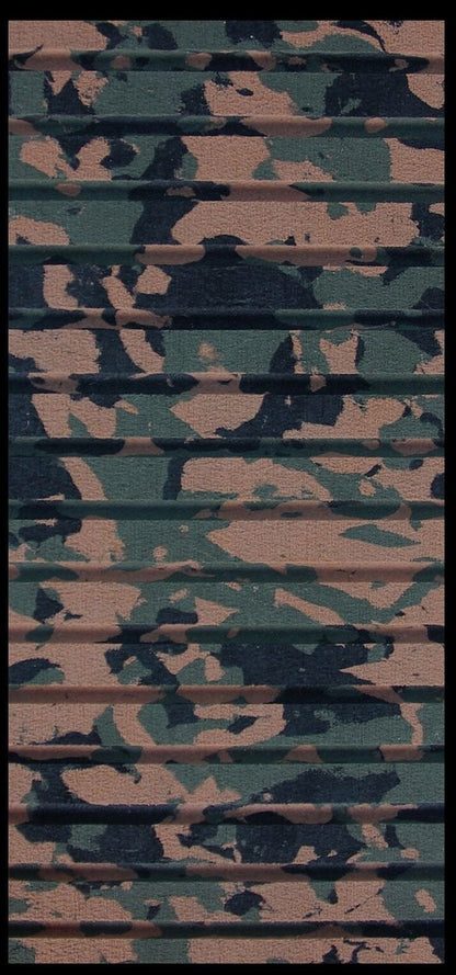 SHT86CG Hydro-turf Sheet 47X86 Fishing hunting BROWN CAMO CUT GROOVE