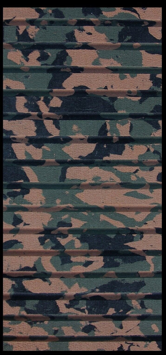 SHT86CG Hydro-turf Sheet 47X86 Fishing hunting BROWN CAMO CUT GROOVE