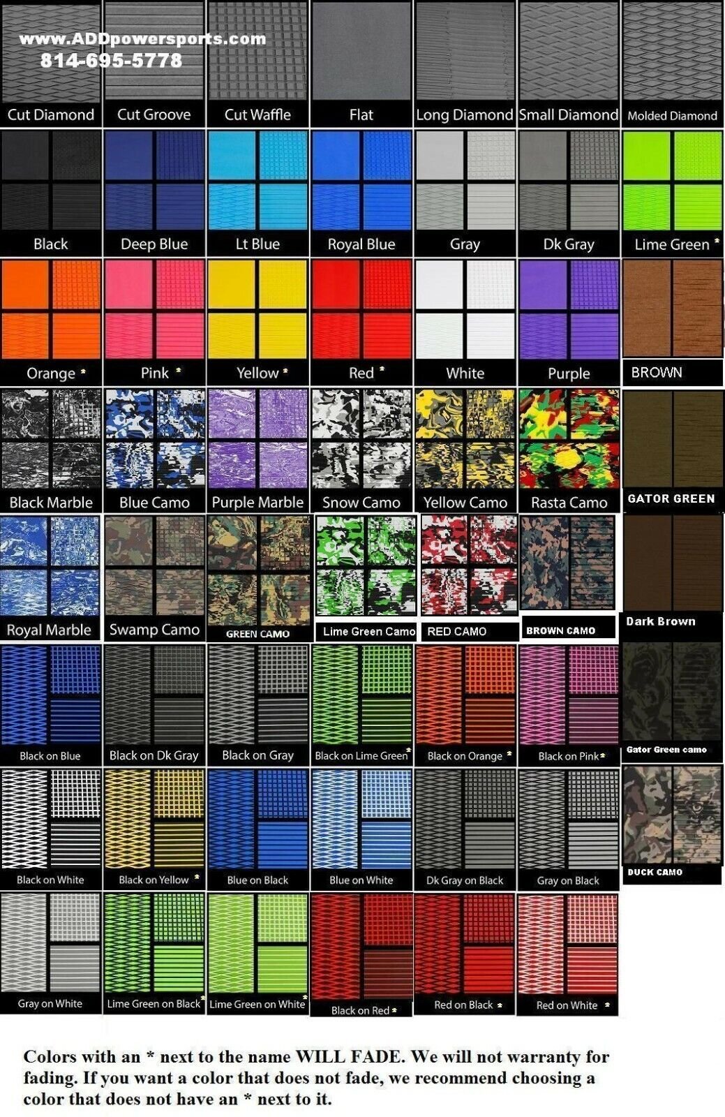 Hydroturf Mat kit ANY COLOR/CUT/GLUE for 05-06 Seadoo Challenger 180 SD17
