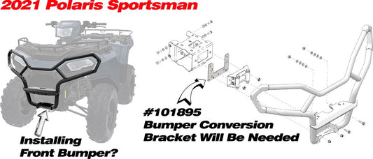 KFI Products Polaris Current Sportsman and Scrambler Winch Mount - 101840