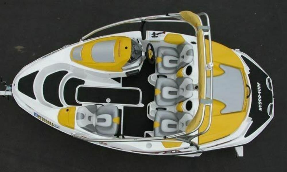 INS Sea-doo sportster 4-tec hydro-turf jet boat mats sd15 BLACK MOLDED DIAMOND