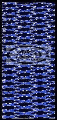 Hydro-turf Sheet 37 X 58 Universal SHT40CD-2T 2 tone BLACK ON BLUE DIAMOND 3M