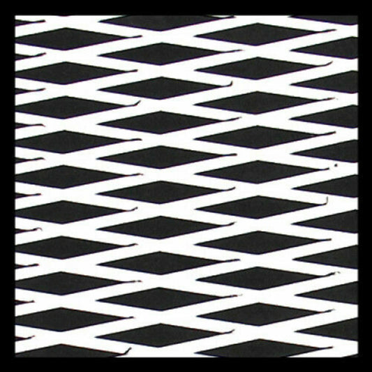 Hydro-Turf SHT40CD-2T PWC Sheet 37X58 BLACK ON WHITE CUT DIAMOND W/3M
