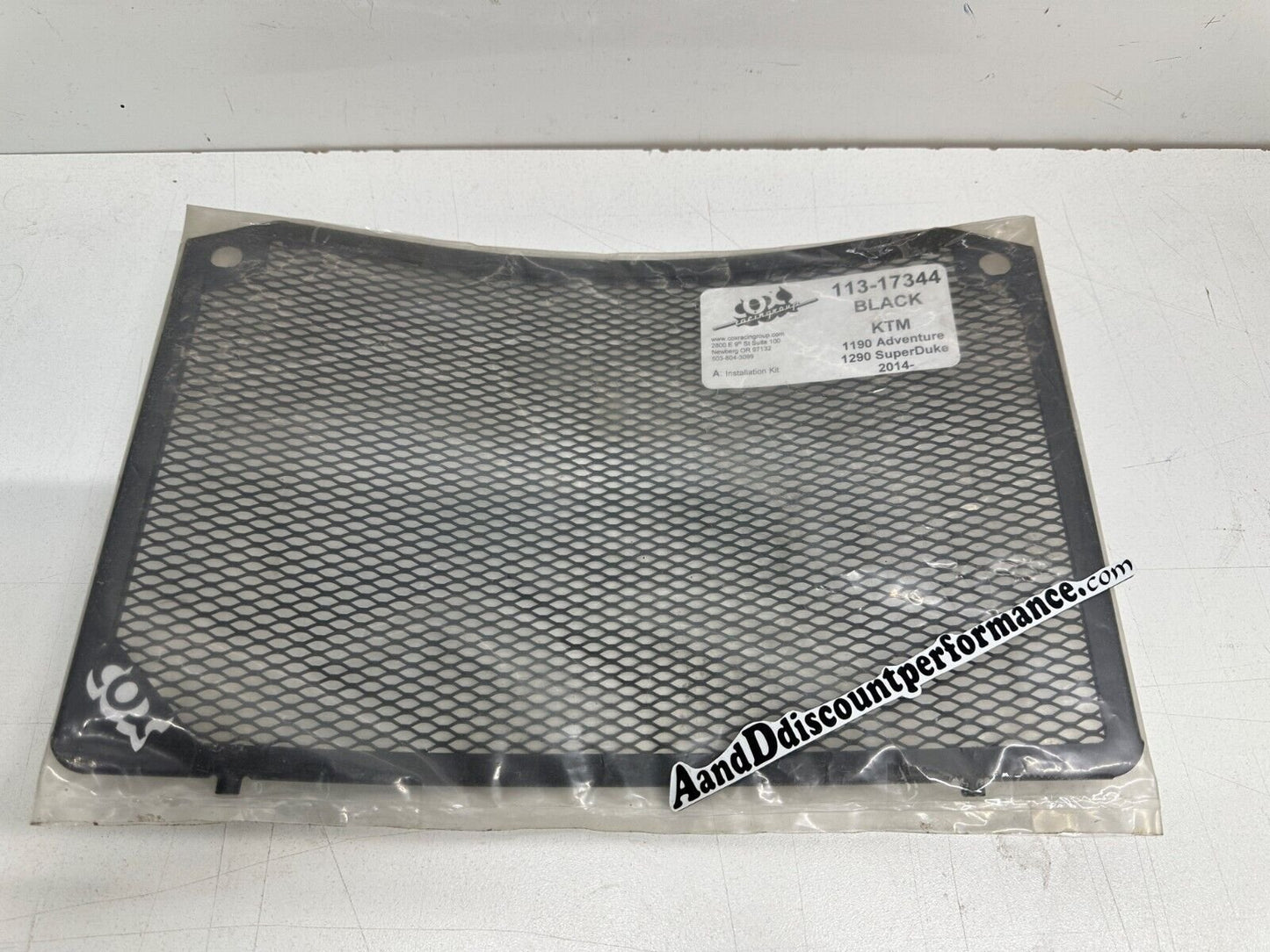 N.O.S. Cox Racing Radiator/Oil Cooler Guard KTM 1190 Adventure, 1190 Adventure R