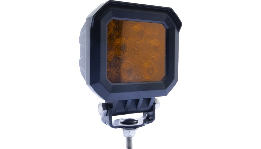 Optronics 5-LED FLOOD BEAM WORK LIGHT, YELLOW 2001-2714