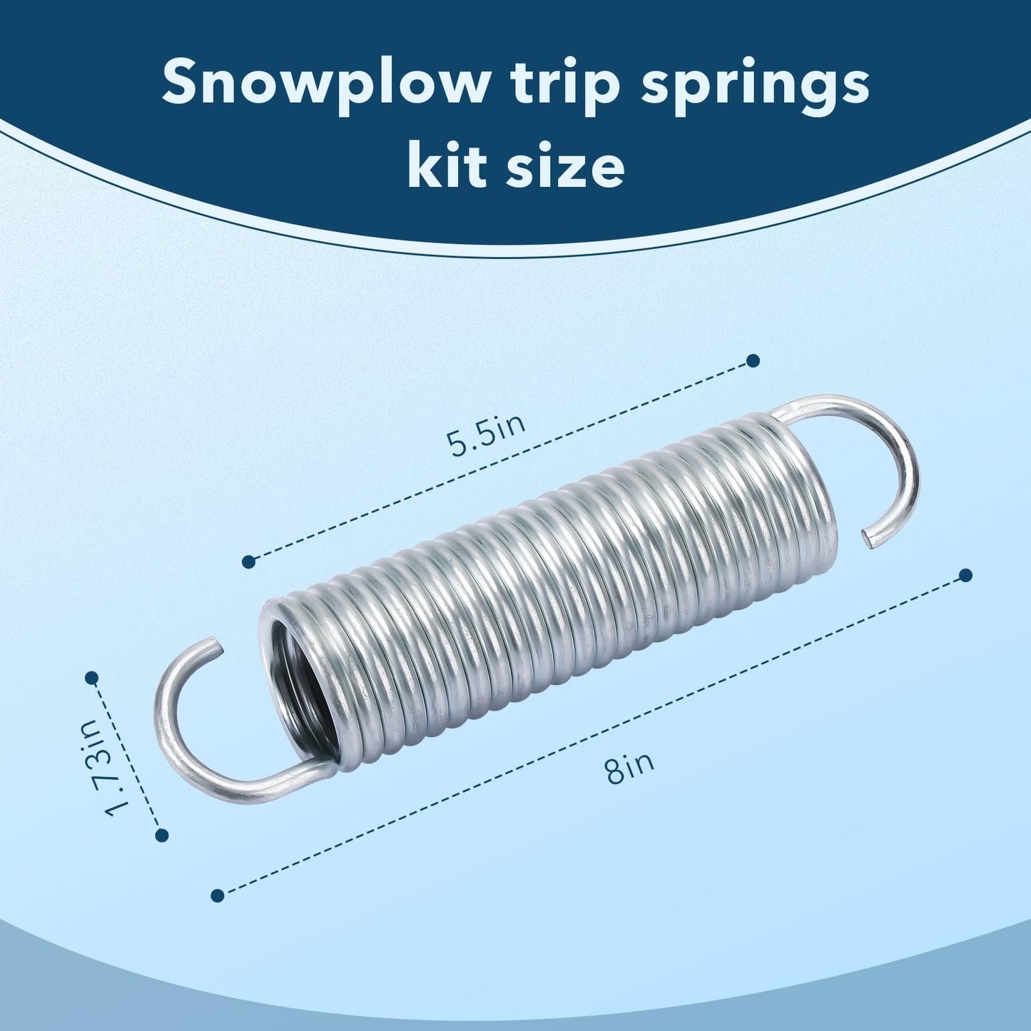Plow Blade Trip Springs Replacement Cycle Country ATV Plow Parts, UTV Plows Snowplows Heavy Blade Trip Springs (Pair) PUR1409