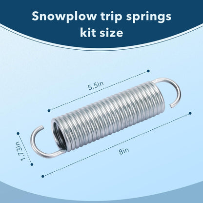 Plow Blade Trip Springs Replacement Cycle Country ATV Plow Parts, UTV Plows Snowplows Heavy Blade Trip Springs (Pair) PUR1409