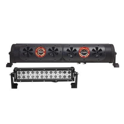 Bazooka 24" Powered 8-Speaker Bluetooth Sound Bar with LED Lighting [BPB24-G2]